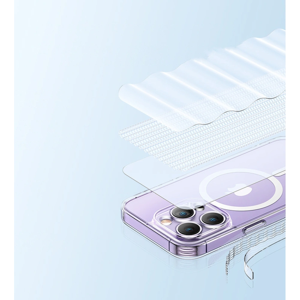 Etui UGREEN LP643 Classy Clear Magnetic Protective MagSafe Apple iPhone 14 Pro przezroczysty