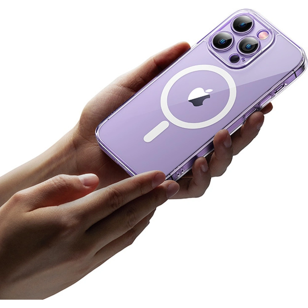 Etui UGREEN LP643 Classy Clear Magnetic Protective MagSafe Apple iPhone 14 Pro przezroczysty