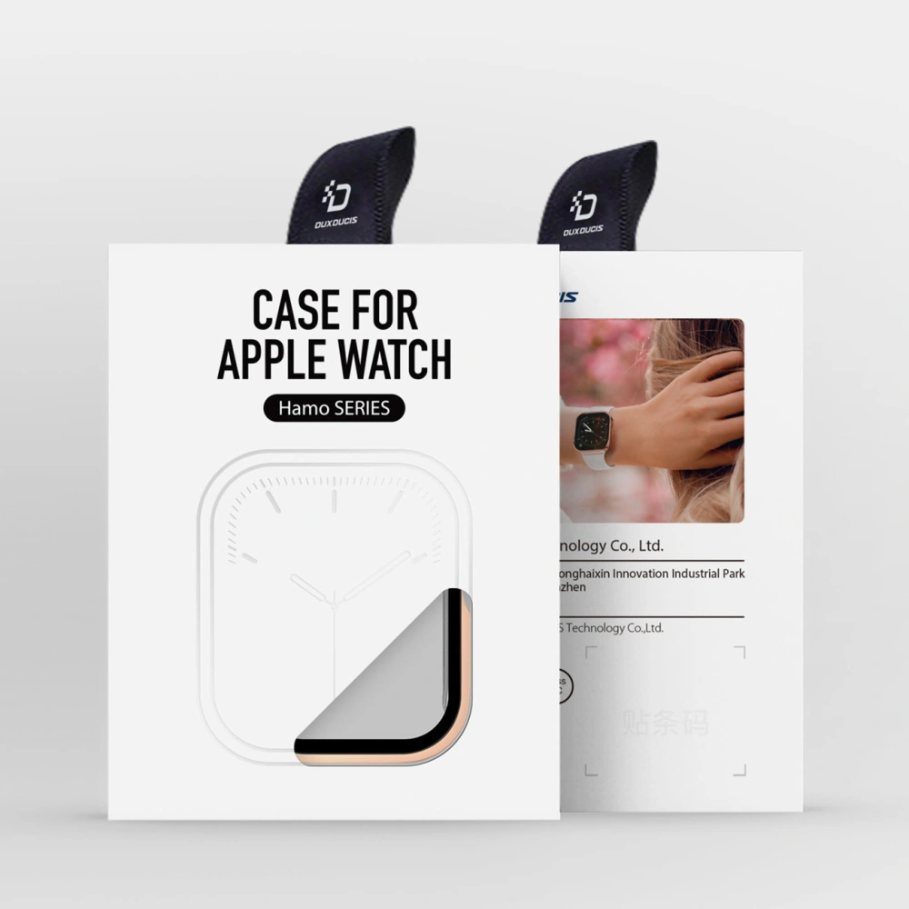 Etui Dux Ducis Hamo Apple Watch 7 45mm różowy