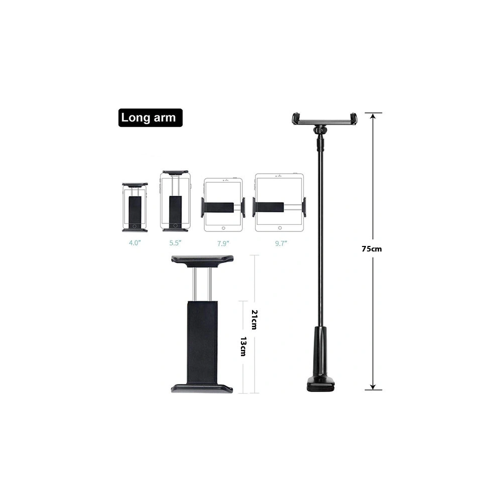 Uchwyt biurkowy AWEI X3 4-10,5 cala czarny/black