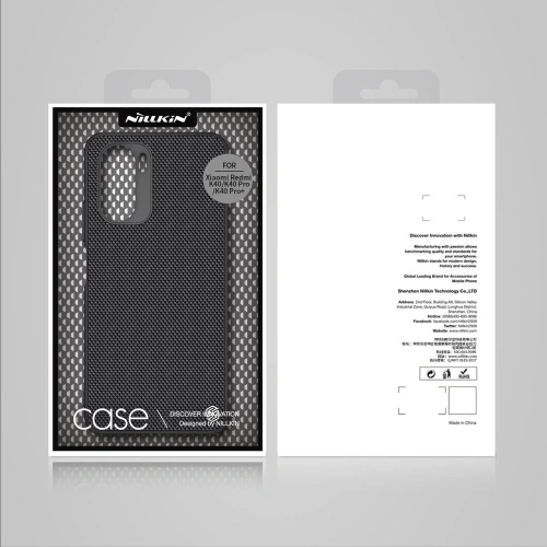 Kup Etui Nillkin Textured Xiaomi Redmi K40/K40 Pro/K40 Pro+/Poco F3/Mi 11i czarny - NLK668 - {ean13} - Sklep Home Screen