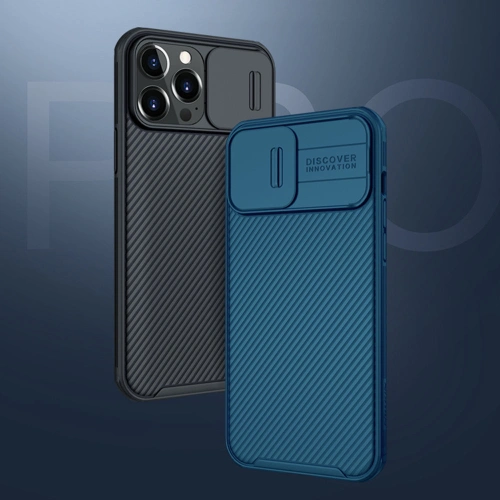 Kup Etui Nillkin CamShield Pro Magnetic MagSafe Apple iPhone 13 Pro Max kék - NLK669 - {ean13} - Sklep Home Screen