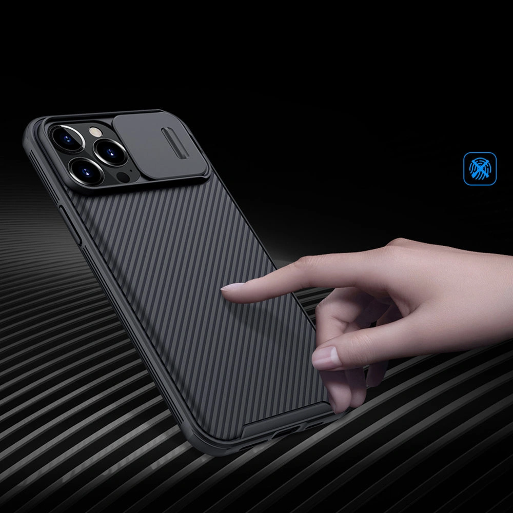 Etui Nillkin CamShield Pro Magnetic MagSafe Apple iPhone 13 Pro Max niebieski