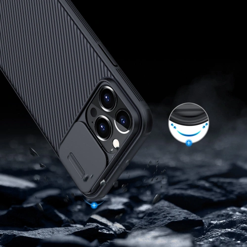 Kup Etui Nillkin CamShield Pro Magnetic MagSafe Apple iPhone 13 Pro Max kék - NLK669 - {ean13} - Sklep Home Screen