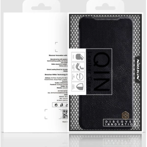 Kup Case Nillkin Qin Xiaomi Redmi Note 11T 5G/Poco M4 Pro 5G schwarz - NLK670 - {ean13} - Sklep Home Screen