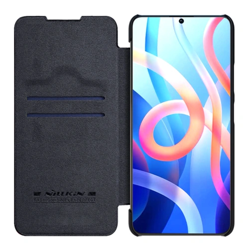 Buy Nillkin Qin Xiaomi Redmi Note 11T 5G/Poco M4 Pro 5G black - NLK670 - {ean13} - Home Screen Store Europe