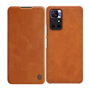 Kup Case Nillkin Qin Xiaomi Redmi Note 11S 5G/11T 5G/Poco M4 Pro 5G braun - NLK671 - {ean13} - Sklep Home Screen