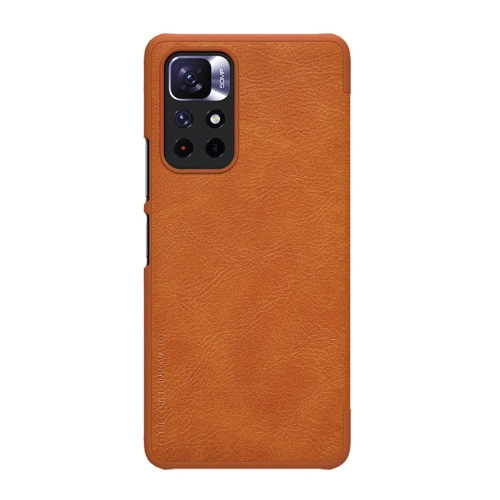 Buy Nillkin Qin Xiaomi Redmi Note 11S 5G/11T 5G/Poco M4 Pro 5G brown - NLK671 - {ean13} - Home Screen Store Europe