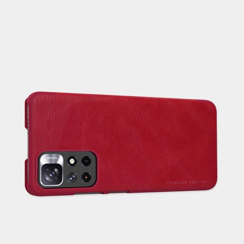 Buy Nillkin Qin Xiaomi Redmi Note 11S 5G/11T 5G/Poco M4 Pro 5G brown - NLK671 - {ean13} - Home Screen Store Europe