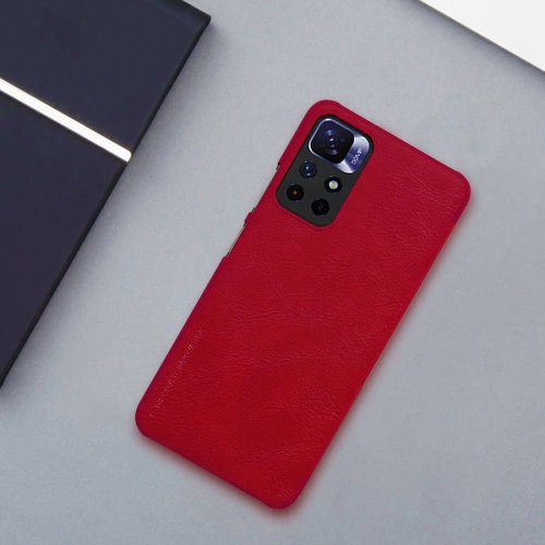 Buy Nillkin Qin Xiaomi Redmi Note 11S 5G/11T 5G/Poco M4 Pro 5G brown - NLK671 - {ean13} - Home Screen Store Europe