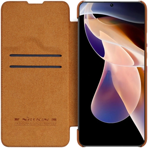 Kup Etui Nillkin Qin Xiaomi Mi11i HyperCharge hnědý - NLK673 - {ean13} - Sklep Home Screen