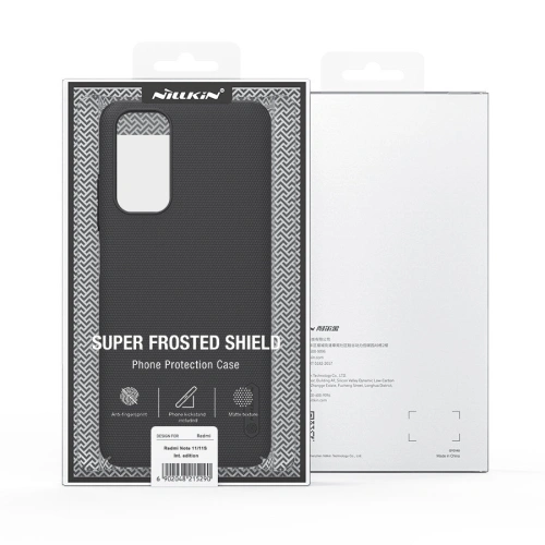 Buy Nillkin Super Frosted Shield Xiaomi Redmi Note 11S 5G/11T 5G/Poco M4 Pro 5G black - NLK674 - {ean13} - Home Screen Store Europe