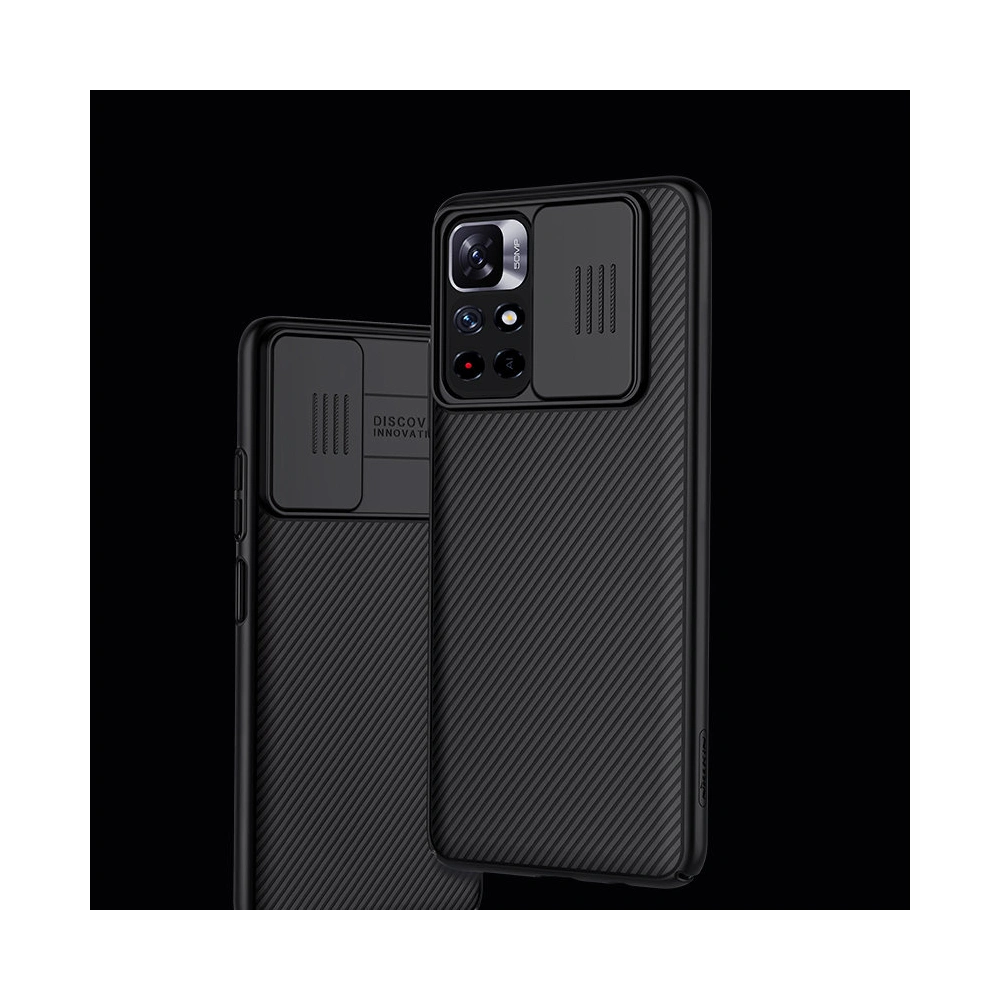 Etui Nillkin CamShield Xiaomi Redmi Note 11S 5G/11T 5G/Poco M4 Pro 5G niebieski