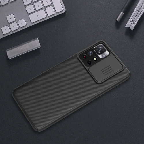 Kup Etui Nillkin CamShield Xiaomi Redmi Note 11S 5G/11T 5G/Poco M4 Pro 5G modrá - NLK675 - {ean13} - Sklep Home Screen