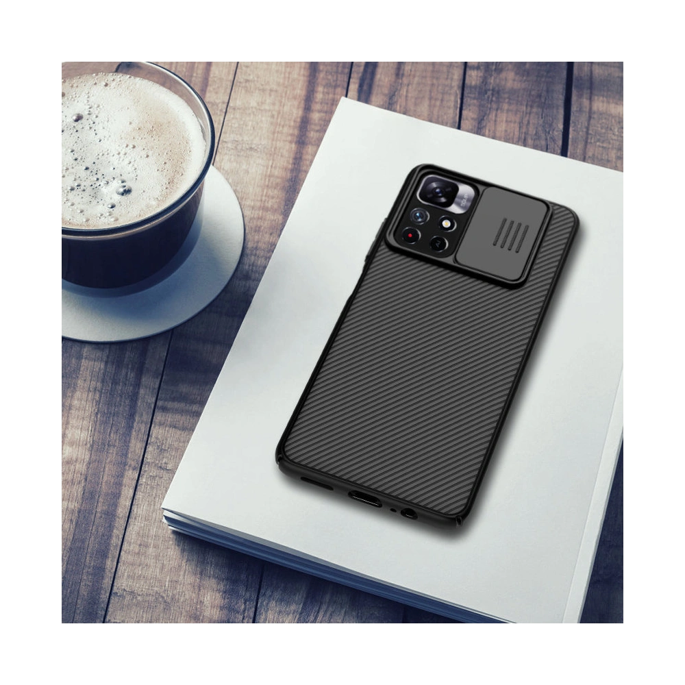 Etui Nillkin CamShield Xiaomi Redmi Note 11S 5G/11T 5G/Poco M4 Pro 5G niebieski