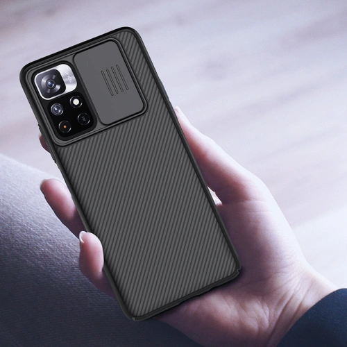 Kup Etui Nillkin CamShield Xiaomi Redmi Note 11S 5G/11T 5G/Poco M4 Pro 5G modrá - NLK675 - {ean13} - Sklep Home Screen