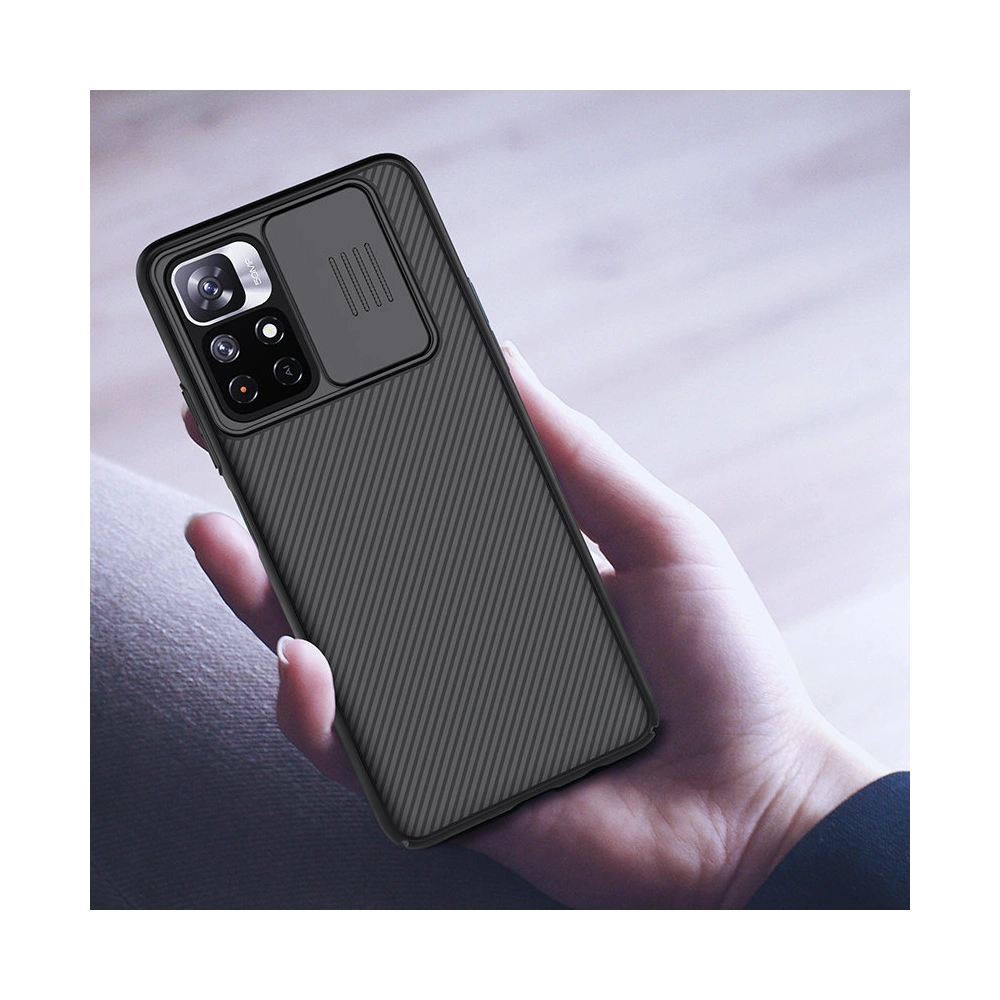 Etui Nillkin CamShield Xiaomi Redmi Note 11S 5G/11T 5G/Poco M4 Pro 5G niebieski