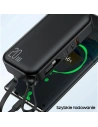 Kup Powerbank USAMS PB63 3in1 10000mAh 20W QC US+EU dugó + USB-C/Lightning/MicroUSB kábel fekete/black 10KCD17201 - USA789 - {ean13} - Sklep Home Screen