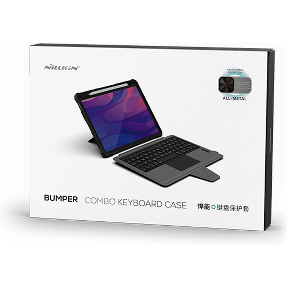 Etui Nillkin Armor Keyboard Bluetooth Apple iPad Air 10.9 2020 (4. gen)/iPad Pro 11 2018/2020/2021 (1., 2. i 3. gen) czarny