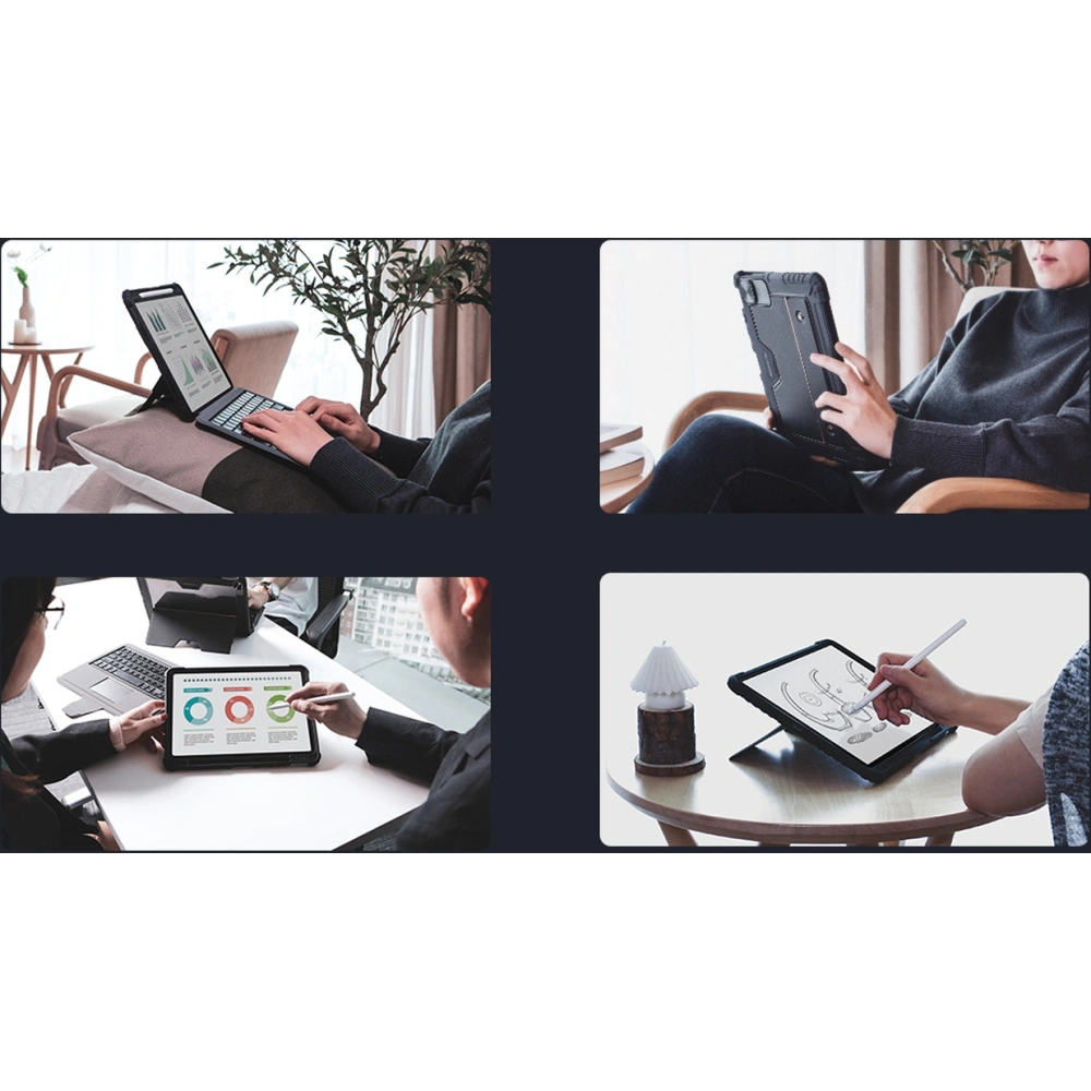 Etui Nillkin Armor Keyboard Bluetooth Apple iPad Air 10.9 2020 (4. gen)/iPad Pro 11 2018/2020/2021 (1., 2. i 3. gen) czarny