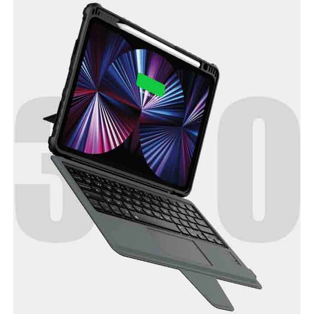 Etui Nillkin Armor Keyboard Bluetooth Apple iPad Air 10.9 2020 (4. gen)/iPad Pro 11 2018/2020/2021 (1., 2. i 3. gen) czarny