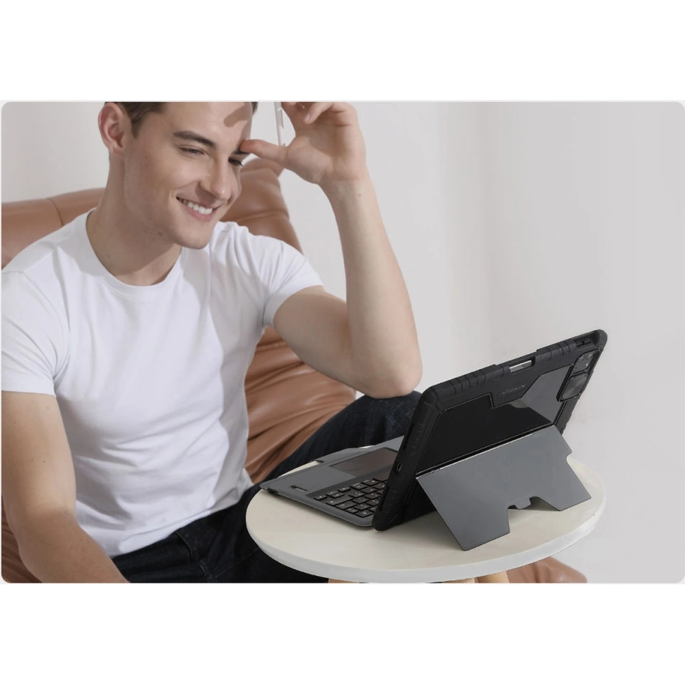 Etui Nillkin Armor Keyboard Bluetooth Apple iPad Air 10.9 2020 (4. gen)/iPad Pro 11 2018/2020/2021 (1., 2. i 3. gen) czarny