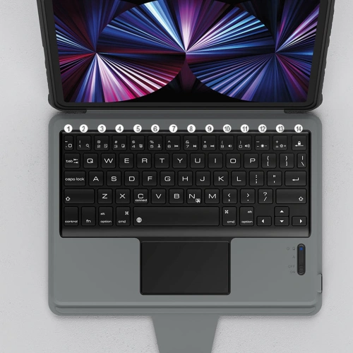 Kup Etui Nillkin Armor Keyboard Bluetooth Apple iPad Air 10.9 2020 (4. gen)/iPad Pro 11 2018/2020/2021 (1., 2. és 3. gen) fekete - NLK678 - {ean13} - Sklep Home Screen