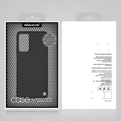 Kup Etui Nillkin Textured Xiaomi Redmi Note 11 Pro/11E Pro černé - NLK684 - {ean13} - Sklep Home Screen