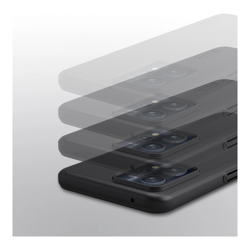 Etui Nillkin Super Frosted Shield Pro Realme 9 Pro+ Plus czarny
