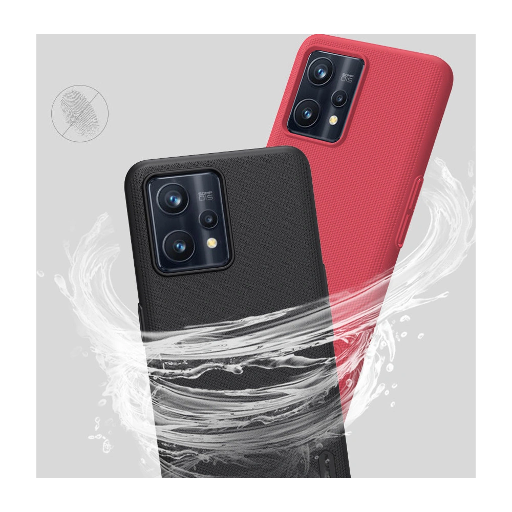 Etui Nillkin Super Frosted Shield Pro Realme 9 Pro+ Plus czarny