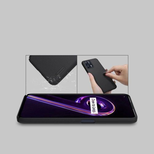 Kup Case Nillkin Super Frosted Shield Pro Realme 9 Pro schwarz - NLK686 - {ean13} - Sklep Home Screen