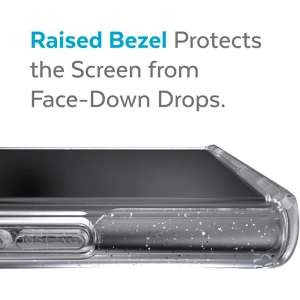 Kup Case Speck Presidio Perfect-Clear mit Glitter MICROBAN Samsung Galaxy S22 Ultra (Klar/Platin-Glitter) - SPK423 - {ean13} - Sklep Home Screen