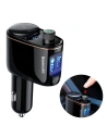 Buy Transmitter FM Baseus Locomotive Black - BSU083BLK - {ean13} - Home Screen Store Europe