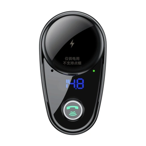 Buy Transmitter FM Baseus Locomotive Black - BSU083BLK - {ean13} - Home Screen Store Europe
