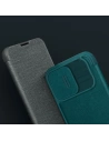 Etui Nillkin Qin Cloth Pro Apple iPhone 13 Pro szary