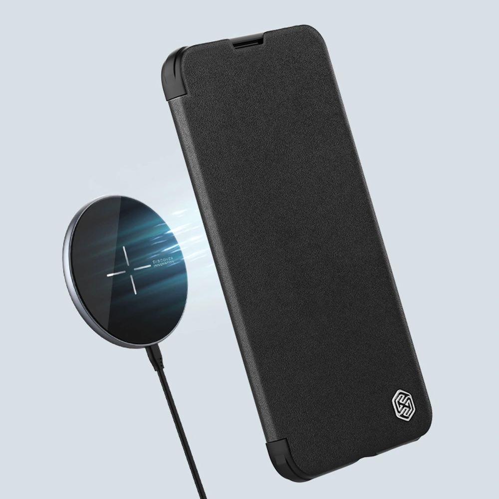 Etui Nillkin Qin Cloth Pro Apple iPhone 13 Pro szary