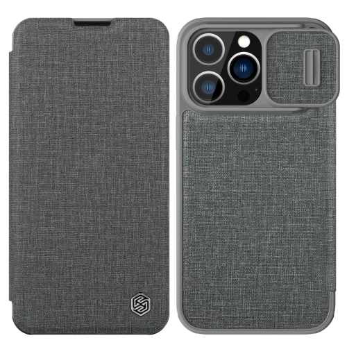 Kup Case Nillkin Qin Cloth Pro Apple iPhone 13 Pro Max grau - NLK694 - {ean13} - Sklep Home Screen