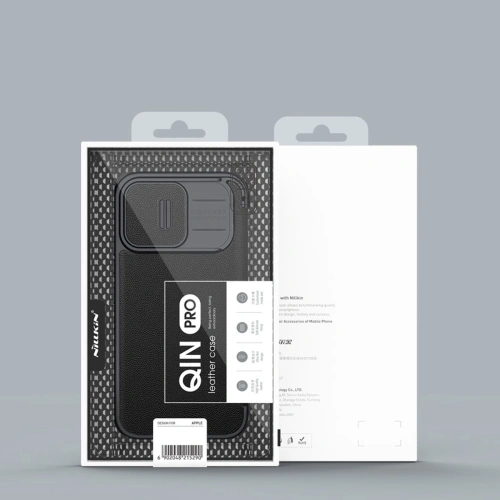 Kup Case Nillkin Qin Cloth Pro Apple iPhone 13 Pro Max grau - NLK694 - {ean13} - Sklep Home Screen