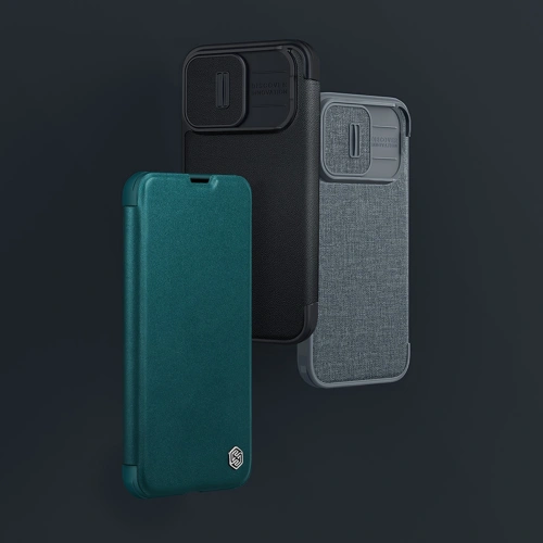 Kup Case Nillkin Qin Cloth Pro Apple iPhone 13 Pro Max grau - NLK694 - {ean13} - Sklep Home Screen