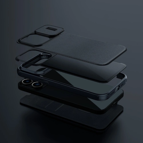 Kup Case Nillkin Qin Cloth Pro Apple iPhone 13 Pro Max grau - NLK694 - {ean13} - Sklep Home Screen