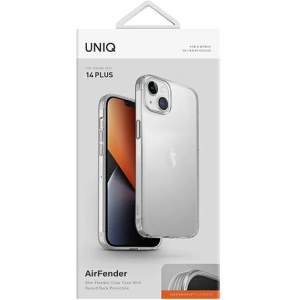 Etui UNIQ Air Fender Apple iPhone 14 Plus / 15 Plus nude transparent