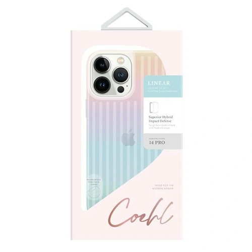 Kup Etui UNIQ Coehl Linear Apple iPhone 14 Pro opalescent/iridescent - UNIQ764 - {ean13} - Sklep Home Screen