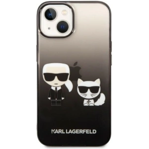 Etui Karl Lagerfeld KLHCP14MTGKCK Apple iPhone 14 Plus / 15 Plus hardcase czarny/black Gradient Ikonik Karl & Choupette