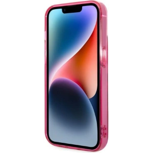 Etui Karl Lagerfeld KLHCP14MTGKCP Apple iPhone 14 Plus / 15 Plus hardcase różowy/pink Gradient Ikonik Karl & Choupette