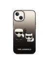 Kup Etui Karl Lagerfeld KLHCP14STGKCK Apple iPhone 14 hardcase negru/black Gradient Ikonik Karl & Choupette - KLD1171 - {ean13} - Sklep Home Screen