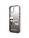 Kup Etui Karl Lagerfeld KLHCP14STGKCK Apple iPhone 14 hardcase negru/black Gradient Ikonik Karl & Choupette - KLD1171 - {ean13} - Sklep Home Screen