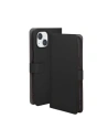 Case UNIQ book Journal Apple iPhone 14 schwarz/mittelschwarz