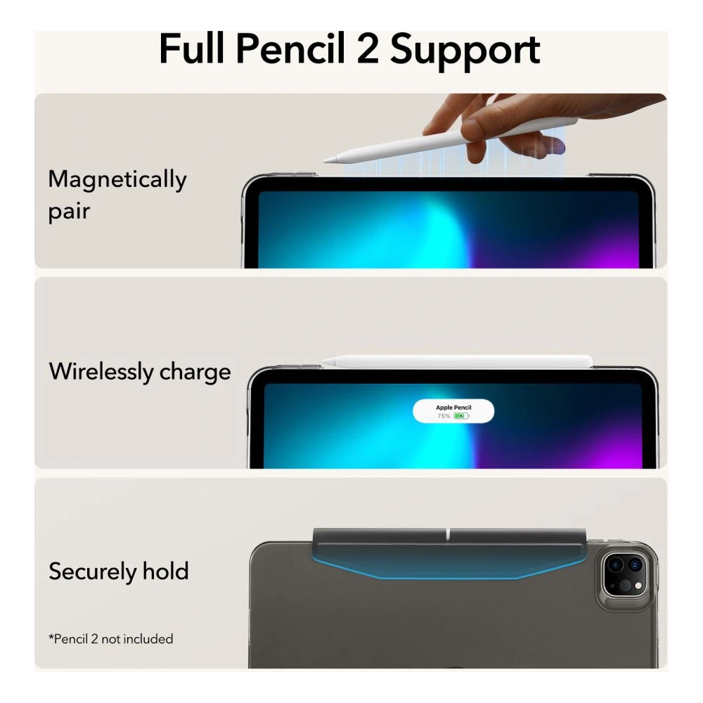 Etui ESR Ascend Trifold Apple iPad Pro 11 2021 (3. generacji) Black