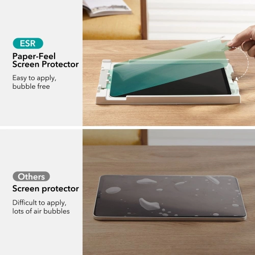 Kup Folia ESR Paper Feel Apple iPad Pro 11 2020/2021 (2, 3 gen)/iPad Air 10.9 2020/2022 (4, 5 gen) Mat Transparent [2 PACK] - ESR582 - {ean13} - Sklep Home Screen
