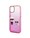 Kup Etui Karl Lagerfeld KLHCP14STGKCP Apple iPhone 14 hardcase różowy/pink Gradient Ikonik Karl & Choupette - KLD1172 - {ean13} - Sklep Home Screen